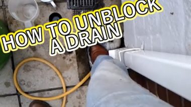 HOW TO UNBLOCK A DRAIN WITHOUT SPENDING MONEY