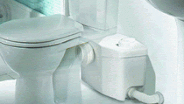 Saniplus Macerator image in a macerator toilet